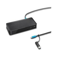 USB-C-dockingstation - Kensington SD4700P USB-C universal-dockingstation med 135 W AC-adaopter (brugt)