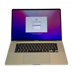Brugt bærbar computer 16" - MacBook Pro 16-tommer 2019 med Touchbar i7 16GB 512GB Sølv (brugt)