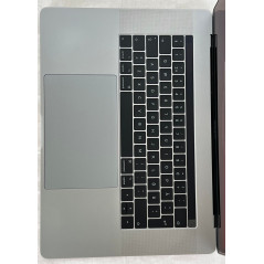 Brugt MacBook Pro - MacBook Pro 2017 15" i7 16GB 256GB med Touchbar Sølv (brugt med små skærmmærker) (max Ventura)