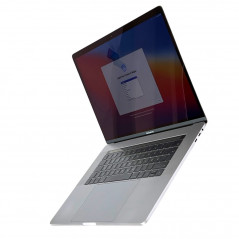 MacBook Pro 2017 15" i7 16GB 256GB med Touchbar Sølv (brugt med små skærmmærker) (max Ventura)