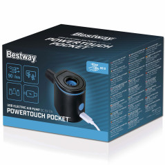 Sommerleg strand & have - Bestway Powertouch elektrisk luftpumpe med USB-strømforsyning