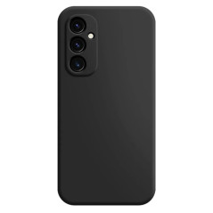 Sort mobilskal i blødt TPU til Samsung Galaxy S25