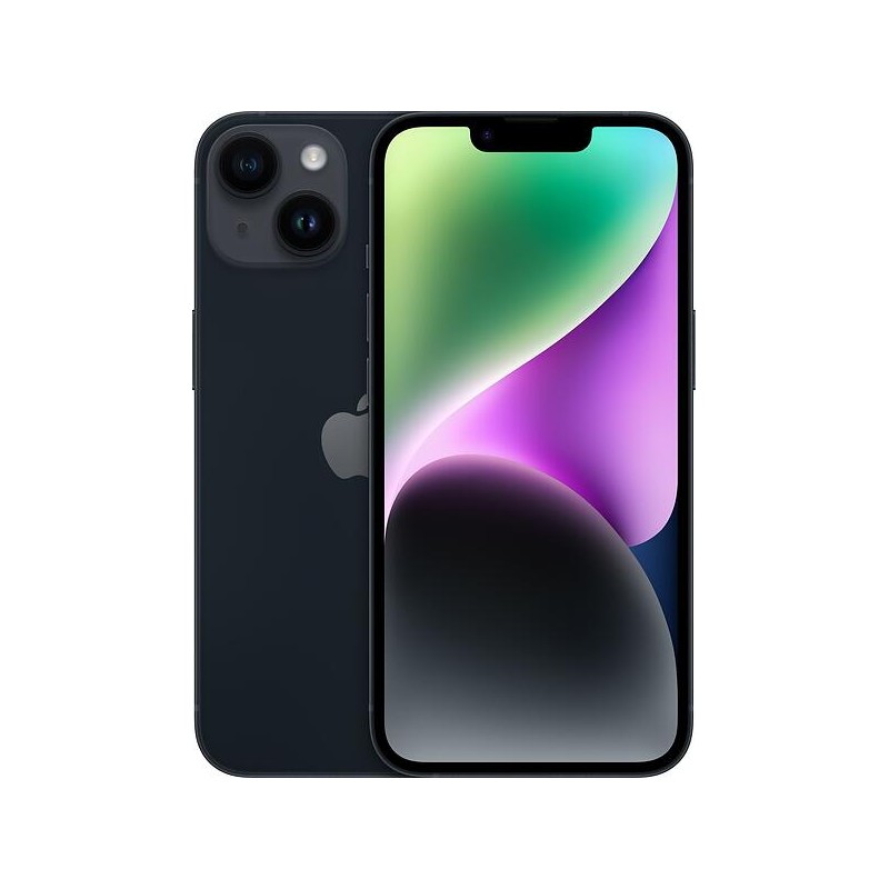 Brugt iPhone - iPhone 14 128GB Midnight Black med 1 års garanti (brugt)