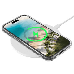 Smartphone- & mobiltilbehør - Gennemsigtigt mobilcover til iPhone 16 med understøttelse af MagSafe
