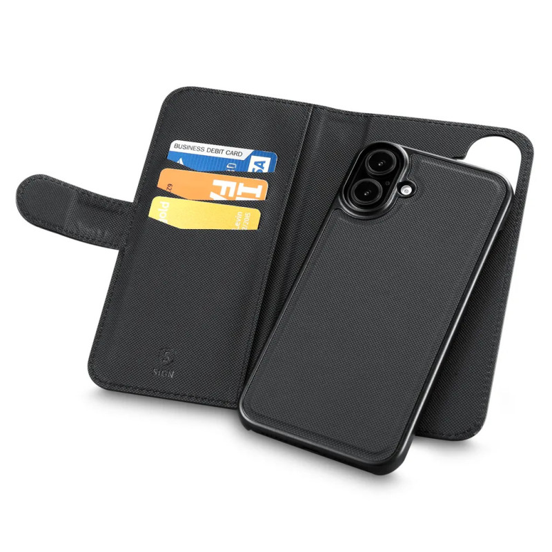 Covers - SiGN magnetisk 2-i-1-pungetui til iPhone 16