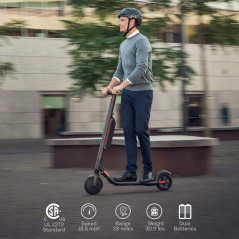 Elektriske løbehjul & scootere - Ninebot Segway ES4 El-løbehjul Udlejningsudgave (2x batteri) (demo i løs vægt) (ikke-foldbar)