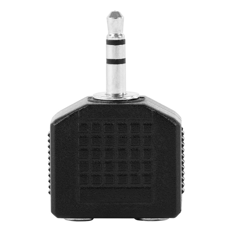Lydkabel og adapter - Y-adapter til lyd, 3,5 mm hanstik til 2 x 3,5 mm hunstik