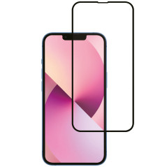 Champion skærmbeskyttelse af hærdet glas med sort ramme til iPhone 13 Mini