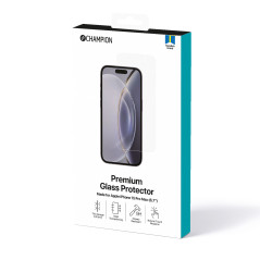 Champion skærmbeskyttelse af hærdet glas til iPhone 15 Pro Max