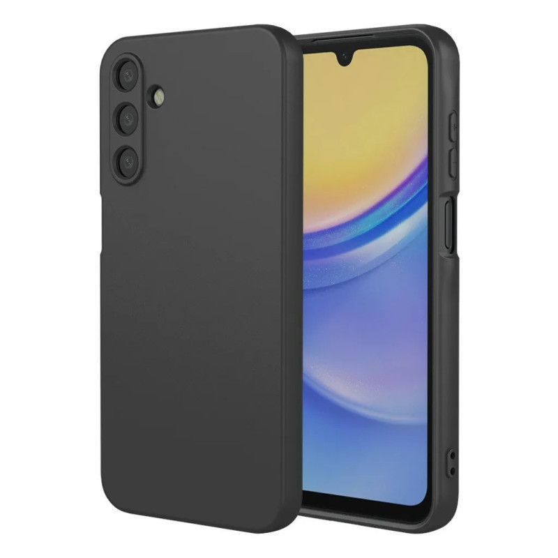 Samsung Galaxy - Sort mobilskal i blødt TPU til Samsung Galaxy S25 FE