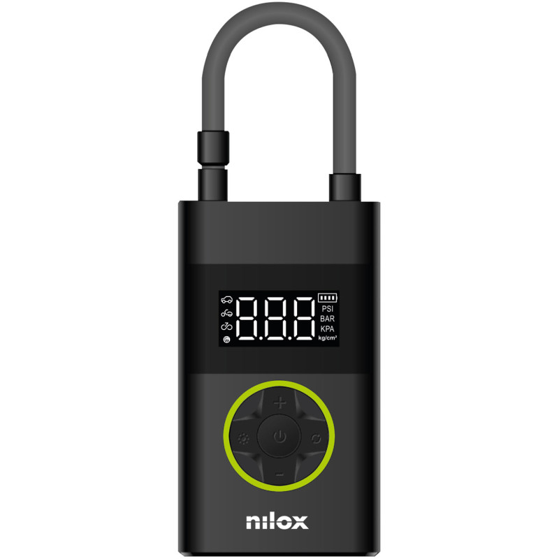 Sommerleg strand & have - Nilox batteridrevet, bærbar multifunktionel kompressor