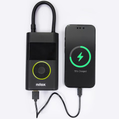 Sommerleg strand & have - Nilox batteridrevet, bærbar multifunktionel kompressor