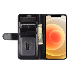 Smartphone- & mobiltilbehør - SiGN pungetui i kunstlæder til iPhone 12 og iPhone 12 Pro (sort)