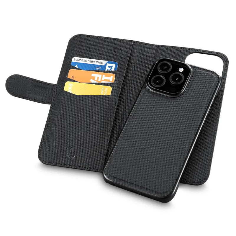 Covers - SiGN magnetisk 2-i-1-pungetui til iPhone 16 Pro