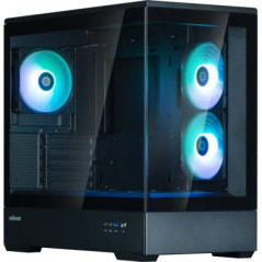 Brugte gaming-computere - Green Gamer Zalman P30 gaming-computer med Ryzen 7, 16 GB, 512 GB SSD, RX 6700 XT, Windows 11 Pro (brugt)