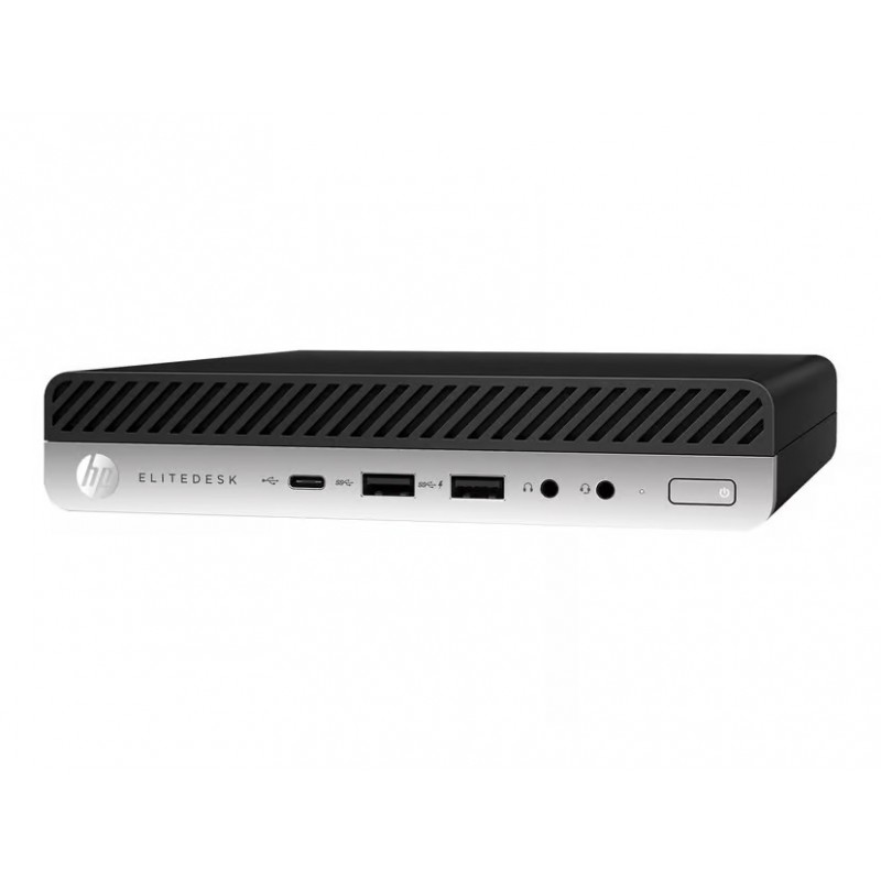 Brugt stationær computer - HP EliteDesk 800 G5 Mini i5 9th core 8GB 256GB WiFi W11P (brugt med defekt USB)