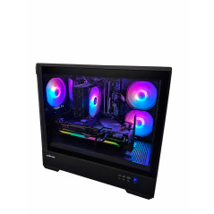 Green Gamer Zalman P30 gaming-computer med Ryzen 7, 16 GB, 512 GB SSD, RX 6700 XT, Windows 11 Pro (brugt)