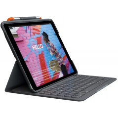 Logitech Slim Folio-etui med tastatur til iPad 10,2" 7., 8. og 9. generation (2019/2020/2021)
