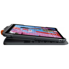 Tastatur til tablets - Logitech Slim Folio-etui med tastatur til iPad 10,2" 7., 8. og 9. generation (2019/2020/2021)