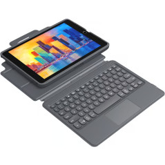 Tastatur til tablets - Zagg Pro Keys etui med tastatur og styreplade til iPad 10,2 7./8./9. generation (2019/2020/2021)