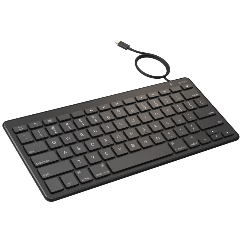 Tastatur til tablets - Zagg tastatur til iPad og iPhone med Lightning-stik