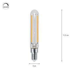 LED-lampa - Dimmable LED-lampe E14 T20 CLEAR 3.3 Watt (25 W)