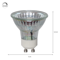 LED-lampa - Dimmable LED-lampe GU10 4.8 Watt (50 W)