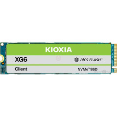 Kioxia 512 GB PCIe Gen 3 x4 M.2 2280 NVMe SSD-harddisk (brugt)