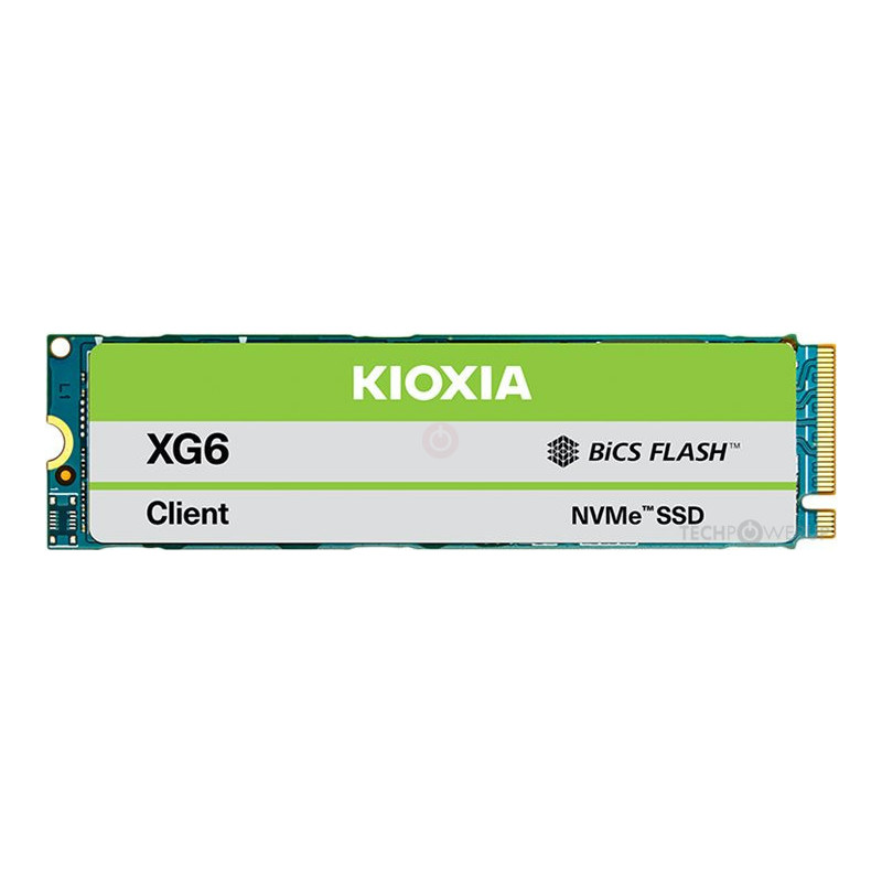 Brugte harddiske - Kioxia 512 GB PCIe Gen 3 x4 M.2 2280 NVMe SSD-harddisk (brugt)