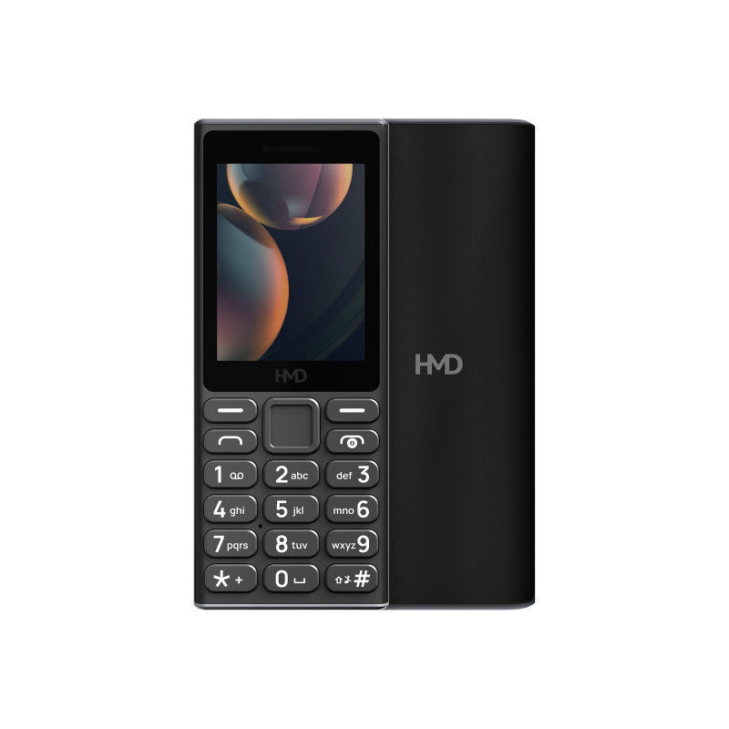 Funktionstelefon - HMD 105 4G 2,4" Dual SIM-mobiltelefon (sort)