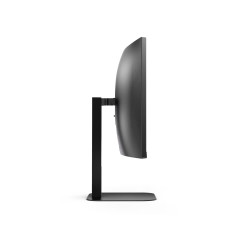 Computerskærm 25" eller større - AOC CU34V5C 34" (3440 x 1440) buet Ultrawide Monitor med USB-C PD 65W og højttalere