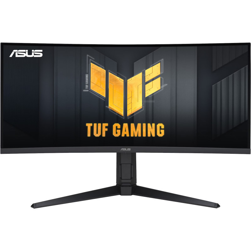 Computerskærm 25" eller større - ASUS TUF Gaming VG34VQL3A 34" 3440x1440 ultrabred, buet LED-skærm med VA-panel
