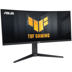 Computerskærm 25" eller større - ASUS TUF Gaming VG34VQL3A 34" 3440x1440 ultrabred, buet LED-skærm med VA-panel