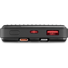 Portable batterier - Andersson powerbank 10 000 mAh med indbygget USB-C- og Lightning-kabel (22,5 W)