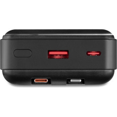 Portable batterier - Andersson powerbank 20 000 mAh med indbygget USB-C- og Lightning-kabel (22,5 W)