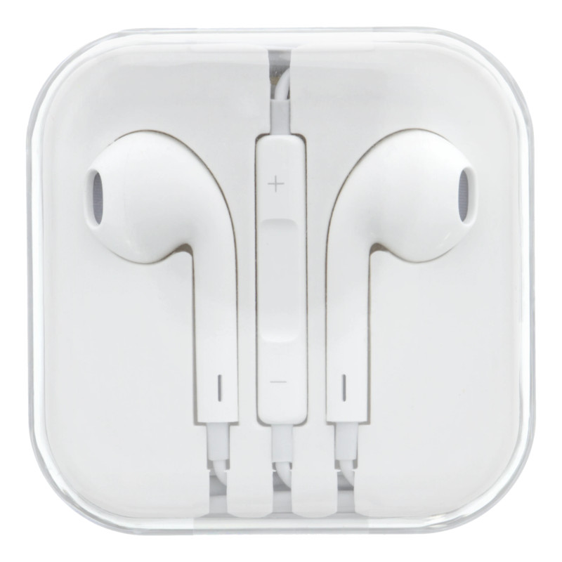 Hovedtelefoner - Deltaco 3,5 mm in-ear-headset med betjeningsknapper og mikrofon