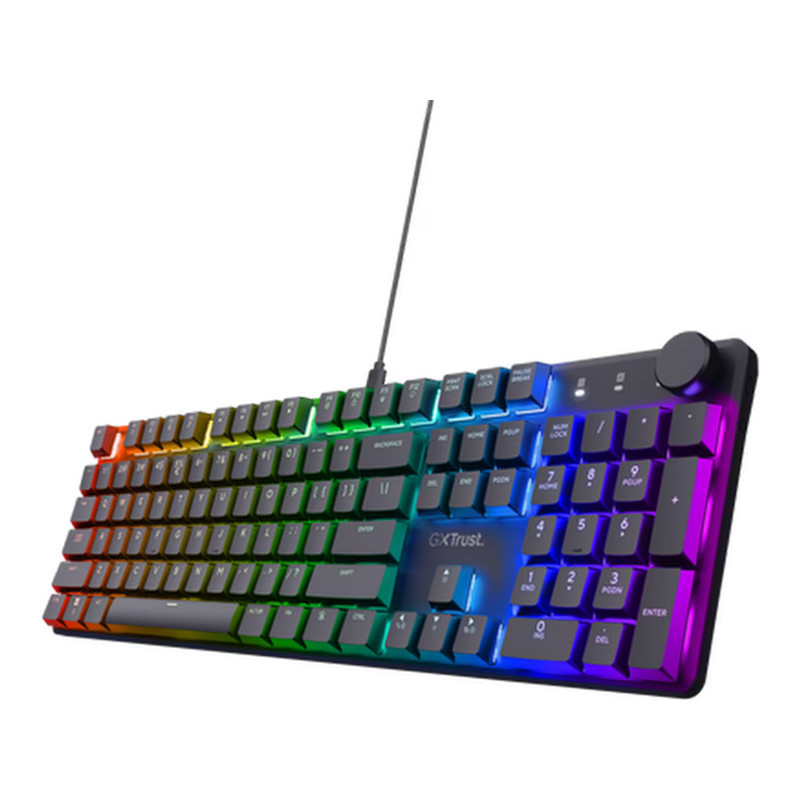 Gaming-tastatur - Trust GXT 866 Torix mekanisk gaming-tastatur med RGB-baggrundsbelysning