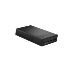 GreenCell hurtigopladende 22,5 W powerbank på 20 000 mAh med 2x USB-C og 1x USB-A