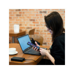 Portable batterier - GreenCell hurtigopladende 22,5 W powerbank på 20 000 mAh med 2x USB-C og 1x USB-A