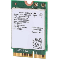Intel AX201 trådløst Wi-Fi 6 M.2 2230 netværkskort med Bluetooth (brugt)