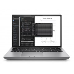 Bærbar computer med skærm på 16-17 tommer - HP ZBook Fury 16 G10 16" Full HD+ i7 (gen 13) 16GB 1TB SSD RTX A2000 8GB Win 11 Pro (brugt med små mærker skærm)