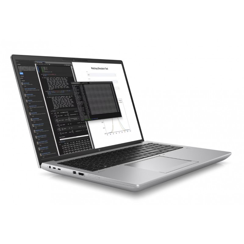 Bærbar computer med skærm på 16-17 tommer - HP ZBook Fury 16 G10 16" Full HD+ i7 (gen 13) 16GB 1TB SSD RTX A2000 8GB Win 11 Pro (brugt med små mærker skærm)