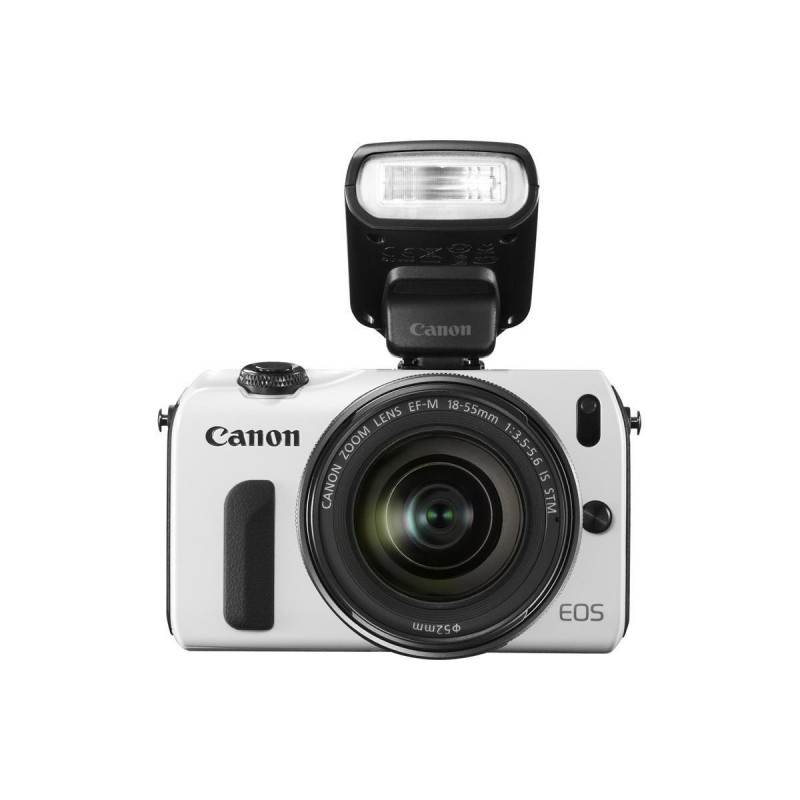 Canon EOS M + 18-55mm IS + Blixt Digitalkamera - Canon EOS M + 18-55mm IS + Flash
