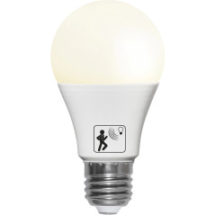 LED-pære med E27-fatning, 4,8 watt (40 W) med indbygget bevægelsessensor