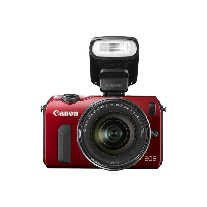 Canon EOS M + 18-55mm IS + Blixt Digitalkamera - Canon EOS M + 18-55mm IS + Flash