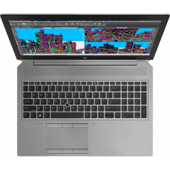 Brugt bærbar computer 15" - HP ZBook 15 G6 15.6" Full HD i7 16GB 512SSD Quadro T1000 Win 11 Pro (brugt med mura*)