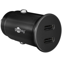 Goobay billader med 2x USB-C og 30 W PD-opladning