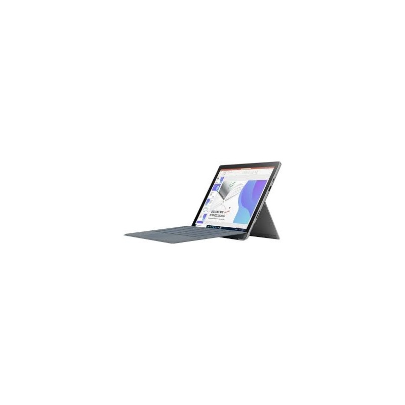Brugt laptop 12" - Microsoft Surface Pro 7 Plus 12.3" i5 16GB 256GB Silver med tastatur (brugt med mura)