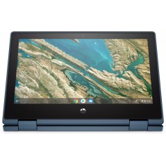 Brugt laptop 12" - HP Chromebook x360 11 G3 EE 11.6" Touch 4GB 32GB Blå (brugt*)