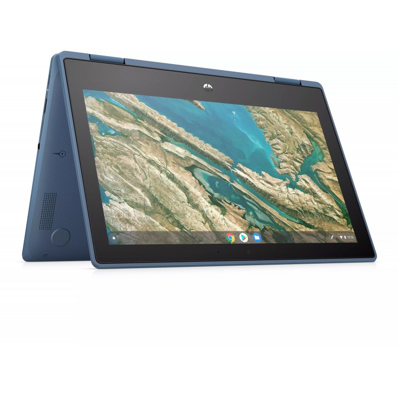 Brugt laptop 12" - HP Chromebook x360 11 G3 EE 11.6" Touch 4GB 32GB Blå (brugt*)